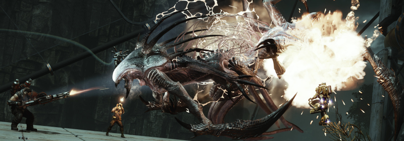 Illustration for article titled In Evolve, it’s either all-for-one or all-for-naught